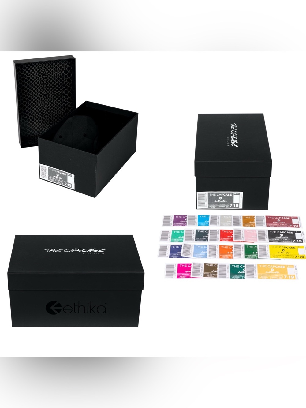 Ethika Cap Case w Stickers